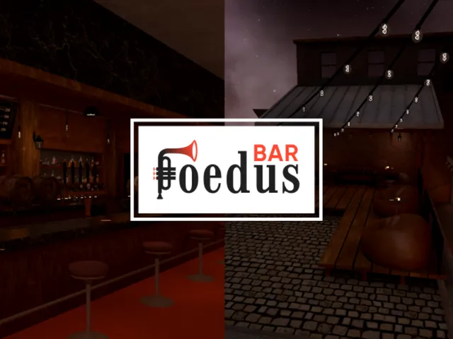 ＂Foedus＂ bar with stage