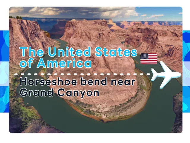 Horseshoe bend near Grand Canyon