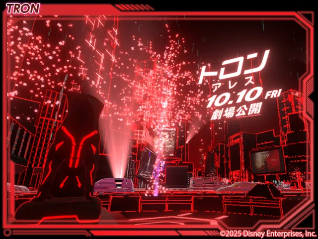 『トロン：アレス』in VR Shibuya