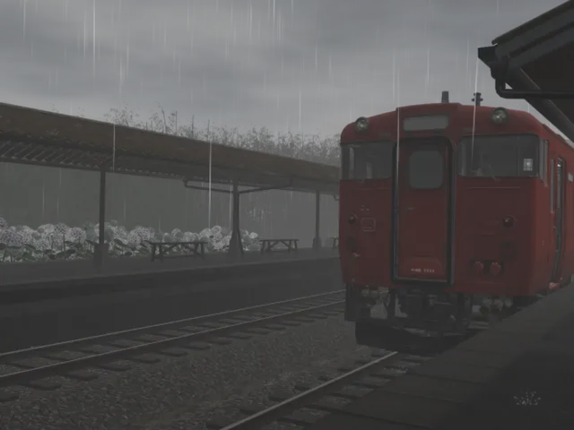 あめのひ。ていしゃば。 - A Rainy Day at the Station -