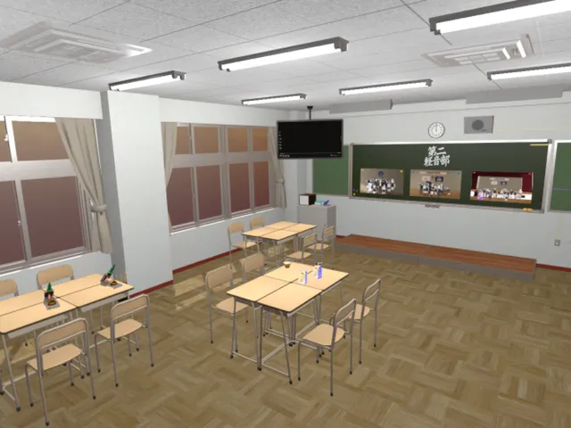 県立 方瀬高等学校第二軽音部部室 - Second Light Music Club Room