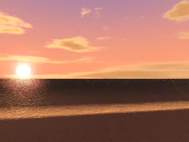 Sunset Hama