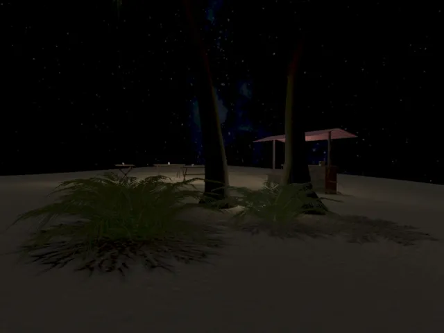 Island with a sky