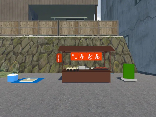 うどん屋台てすと