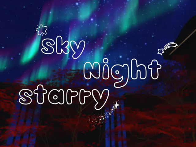 Sky Night Starry