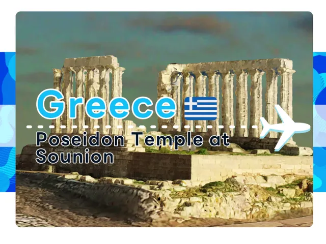 Poseidon Temple at Sounion‚ Greece