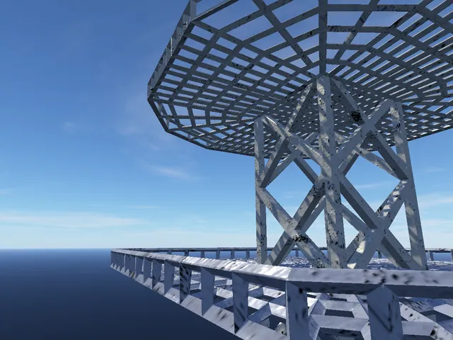 どこかの電波塔