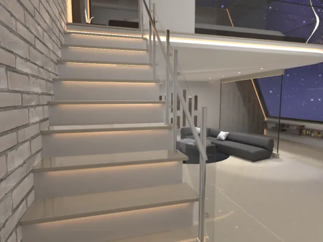 寝ながら動画見る部屋