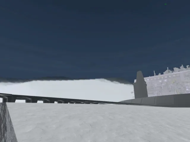 Rain World Rising Winter - Facility Cliff