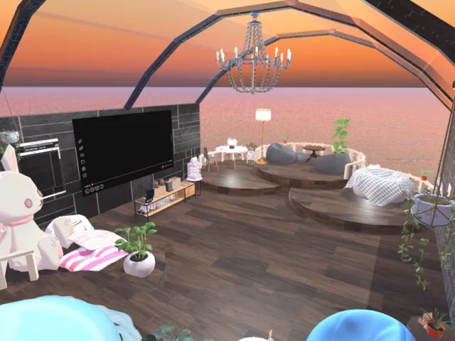 夕暮れテラスカフェ