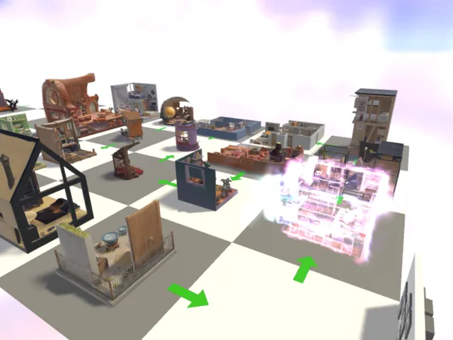 EXPO rooms and architecture models