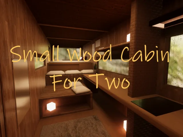 Small Wood Cabin For Two