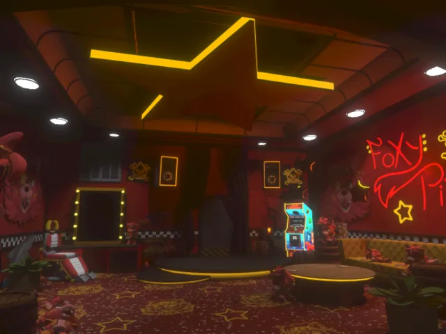 Glamrock Foxy's Greenroom