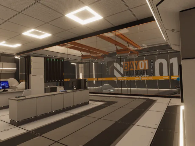 Space Station ˸ Landscape transport mission - Avatar scaling and interactive systems