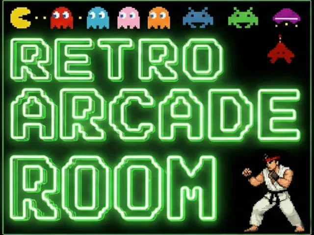 Retro Arcade Room