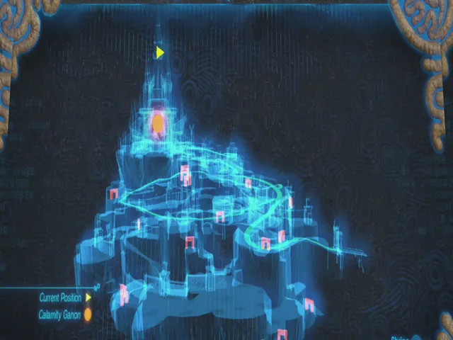 breath of the wild castle and boss room 0․3