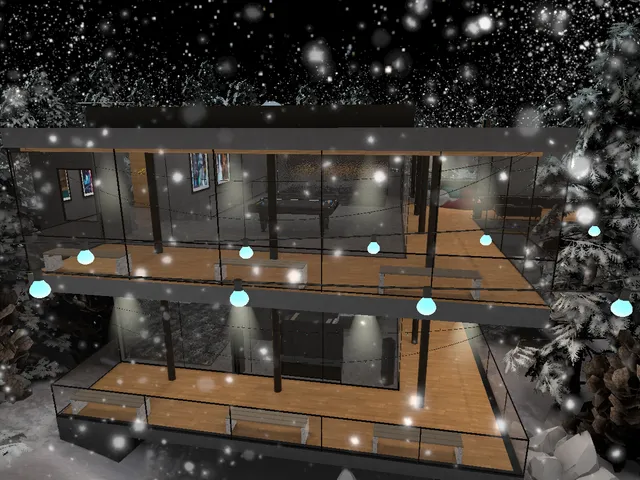 Snow Fall Solitude