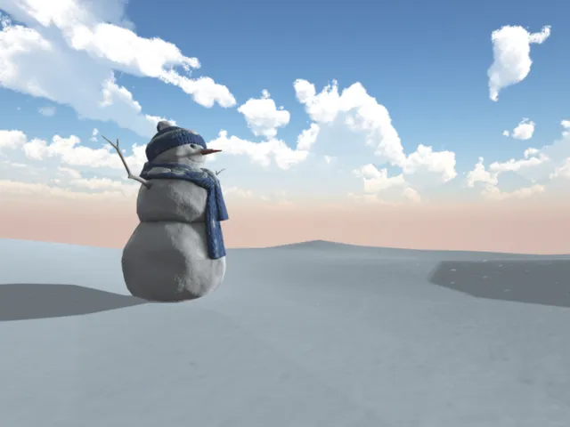 Simple Snow Home World