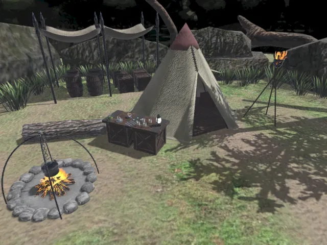 ひでみん野営キャンプ地