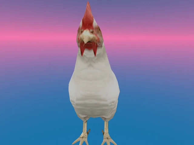 lifeless chicken's in a void