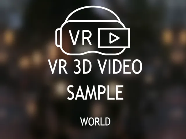 VR Video Sample world