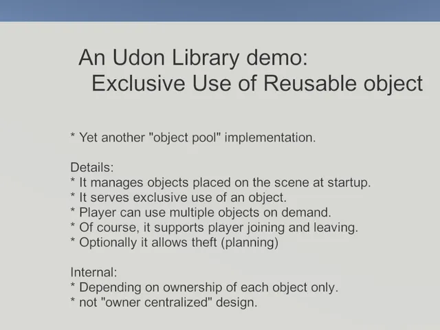 Udon Exclusive Reusable Object