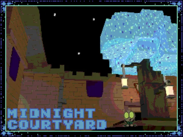 Midnight Courtyard