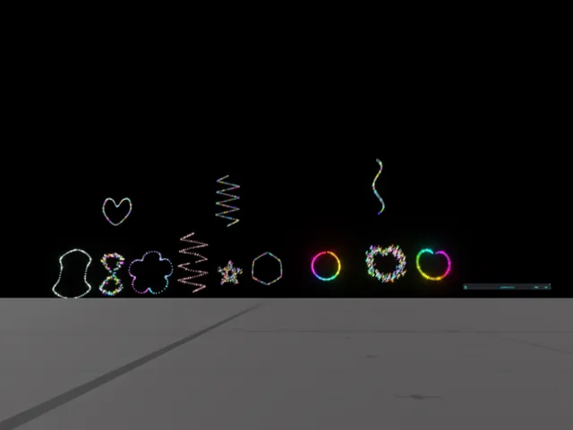 Bezier‚Loop‚Line‚GPU-Particles-AudioLink TestWorld