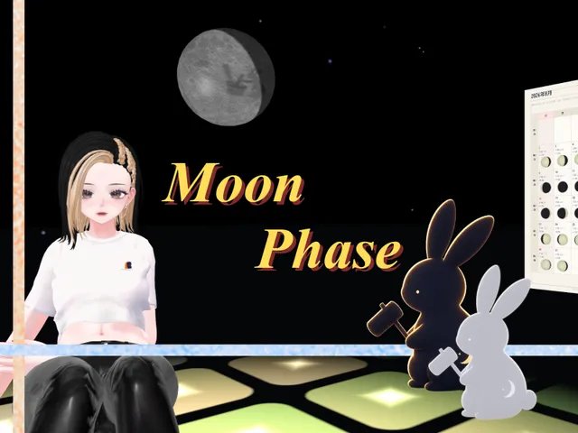 Moon Phase with Usagi