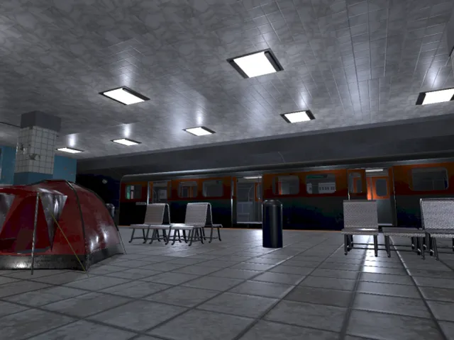 surreal subway