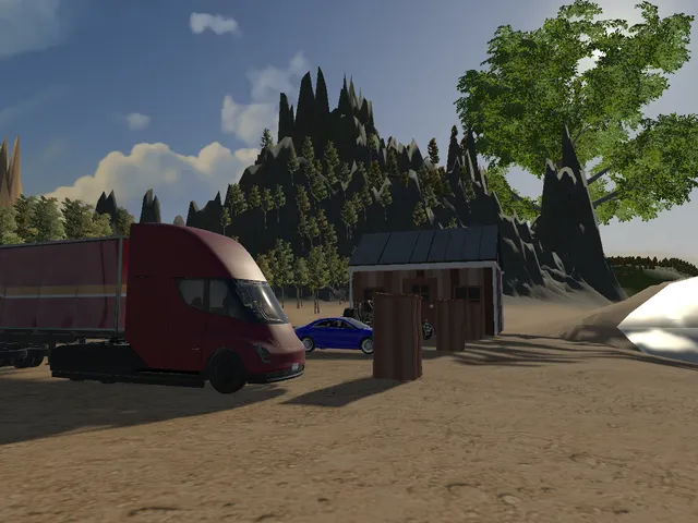 Driving in the mountainǃ