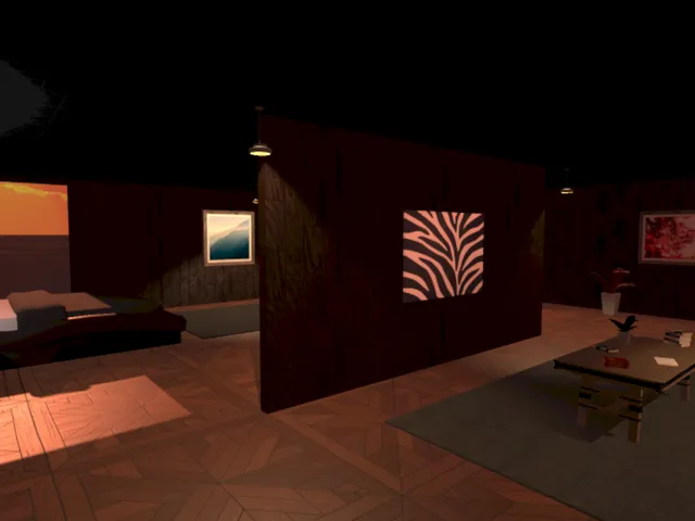 Simple hangout apartment