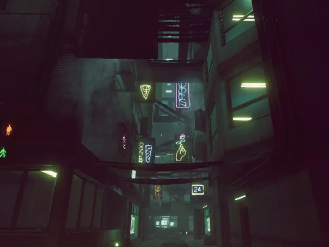 cyberpunk alley ⁄ 사이버펑크 골목 - Fria