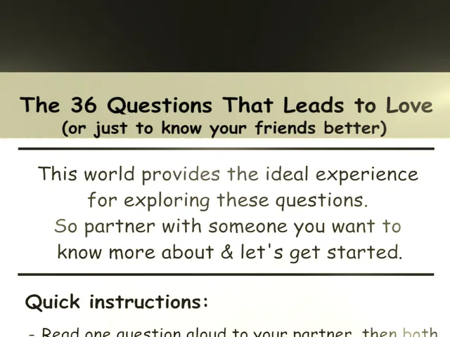 The 36 Questions to know your friends or date․