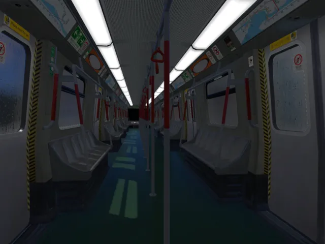 rainy chill on train