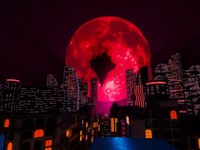 Crimson Veiled Apartment