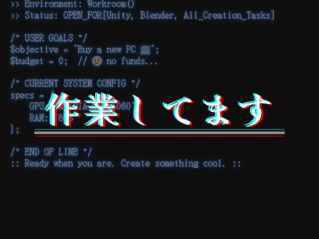 作業領域【作業してます】