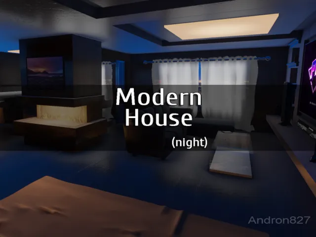Modern House (night)