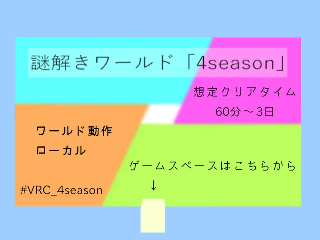 謎解きワールド「4season」