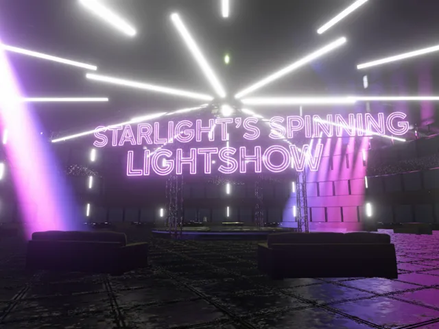 Starlight's spinning Lightshow