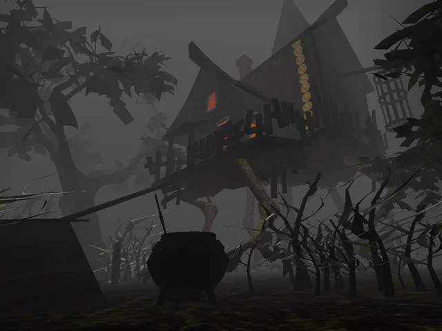 Hut in the swamp RUS