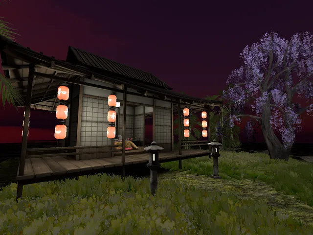Pagoda at Sunset