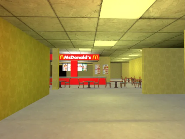 McDonald's in the backrooms