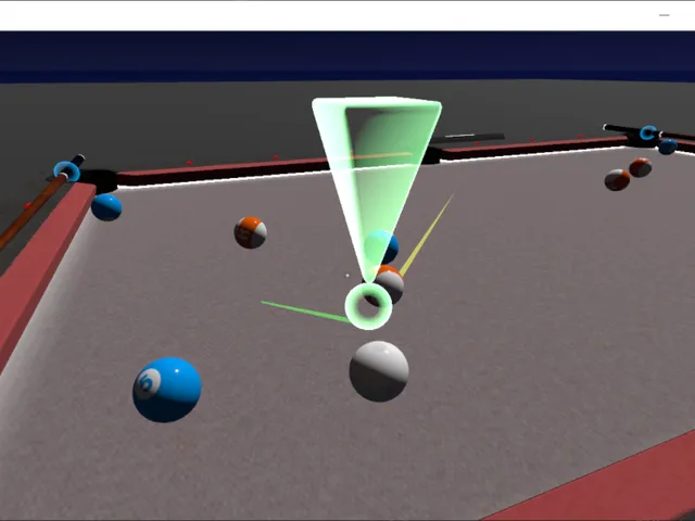 Practice with image ball (billiards) イメージボールで練習(ビリヤード)
