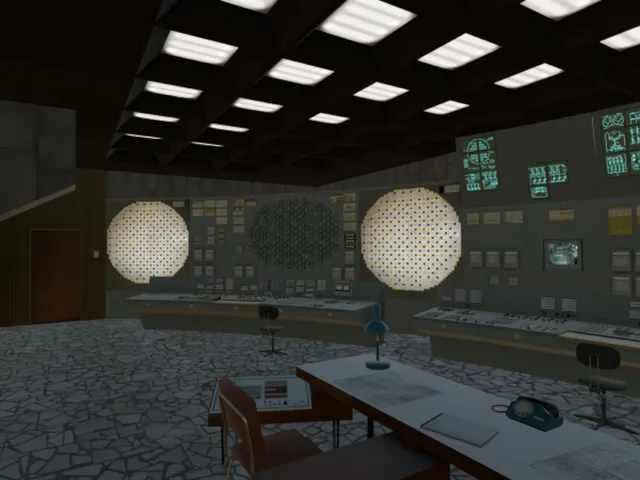 ChNPP 4th Power Unit Control Room