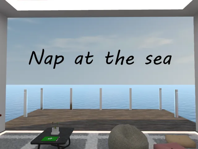 Nap at the sea