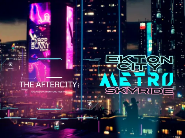 Cyber Metro Train Skyride - Ekton City