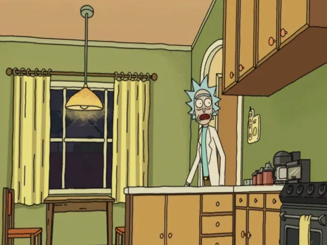 rick and morty kitchen ＋ garage