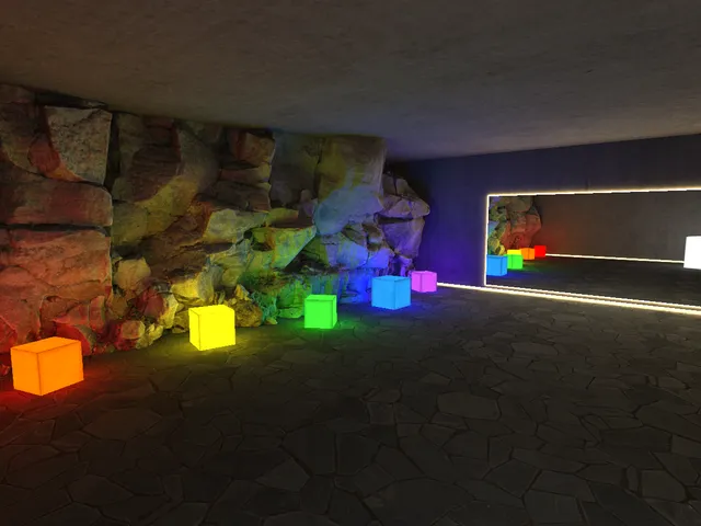 Glowing Cubes