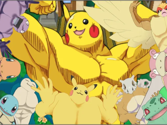 Muscle Pokemon village